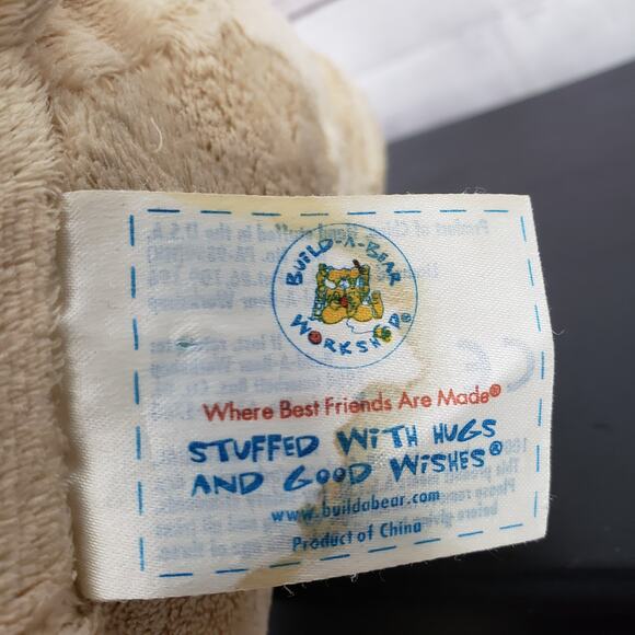 Built a Bear Workshop Beige Tan Teddy Bear Plush 15'' - Picture 7 of 9